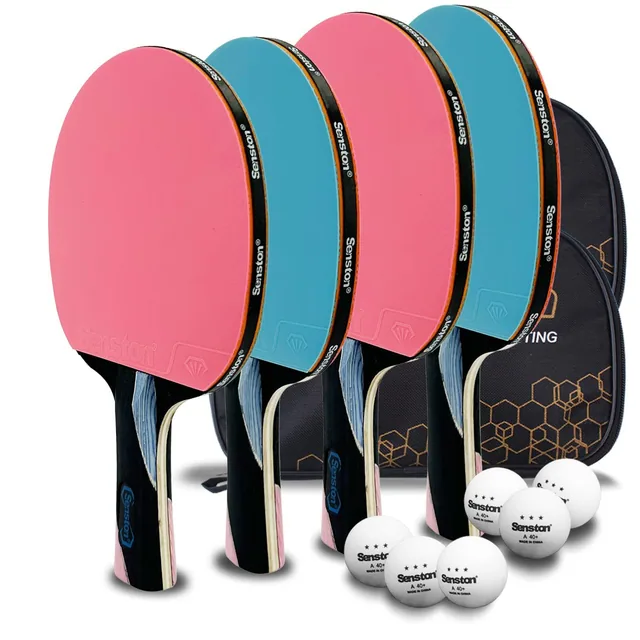 Senston 5-Ply Ping Pong Paddles, 4 Pack, photo 2