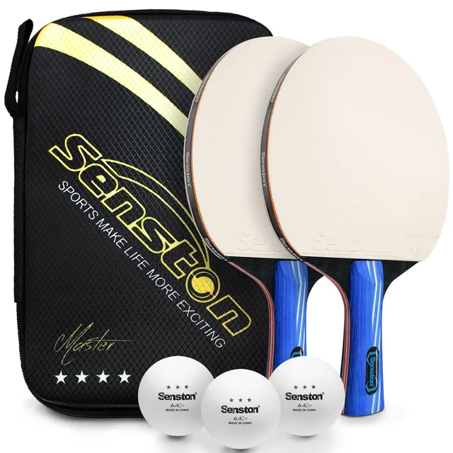 Senston 7-Ply Ping Pong Paddles with Case, photo 3