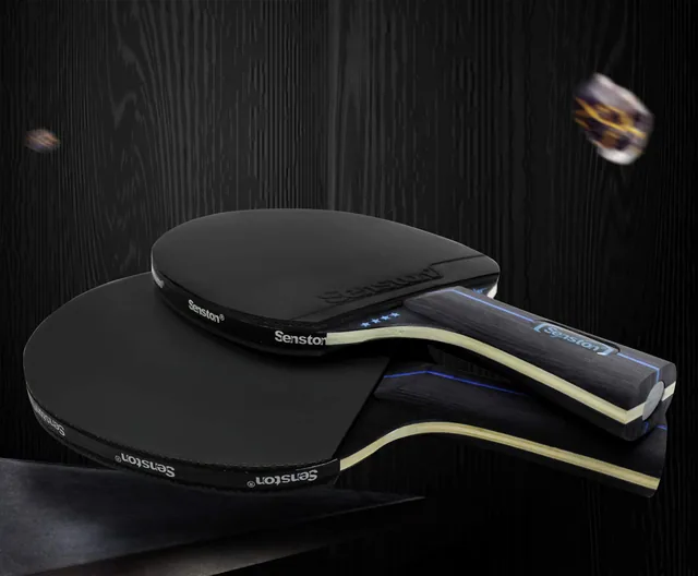 Senston 7-Ply Ping Pong Paddles with Case, photo 2