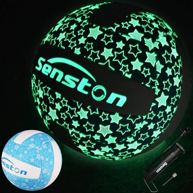 Senston Glow-in-the-Dark Volleyball, Size 5