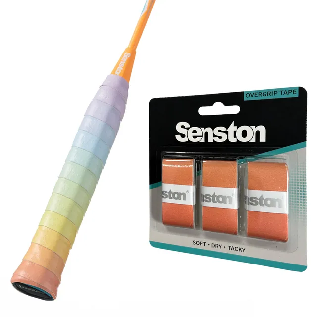 Senston Racket Grip Tape, 3 Pack, Solid Colors