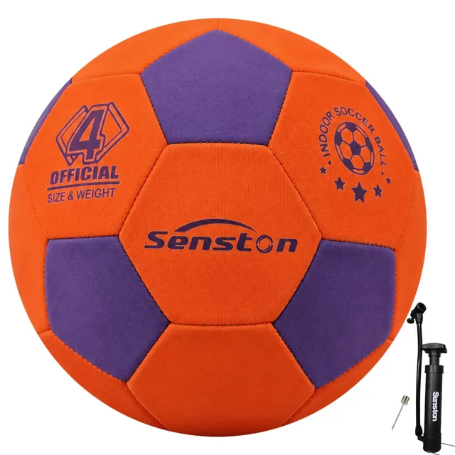 Senston Silent Indoor Soccer Ball, Size 4